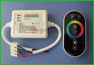 RF Wireless Touch Panel Remote RGB LED Controller Dimmer For 3528/5050 RGB strip
