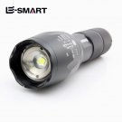 Portable Zoomable XM L2 LED 1200lm 200m Tactical Flashlight Torch Lamp retractable baton