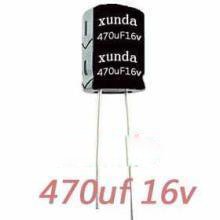 30PCS,470UF 16V Electrolytic Capacitor Free Shipping 16v 47uf 