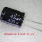 10 pcs Electrolytic Capacitors 47uF 400V 16x25 +105 Degrees Celsius Radial