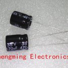100PCS 470UF 35V Electrolytic Capacitors 10X13mm