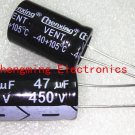 20pcs 450V 47UF electrolytic capacitor,47UF 450V microfarad capacitors 16*25mm