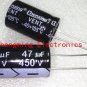 20pcs 450V 47UF electrolytic capacitor,47UF 450V microfarad capacitors 16*25mm