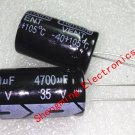 10pcs 4700uF 35V Electrolytic Capacitor 18x30mm