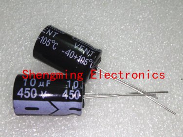 50PCS 10UF 450V 13x20  electrolytic capacitors