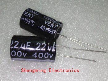 20PCS electrolytic capacitors 400V 22UF 13 X 20