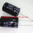 20PCS 100V 470UF Electrolytic Capacitor 16x25mm