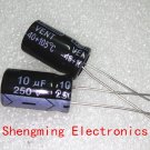 100pcs 10UF 250V 10x13 electrolytic capacitor