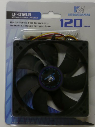 Kingwin CF-012LB 120mm Long Life Bearing Case Fan, 950 RPM