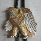 Gold & Silver Tone - Eagle Bolo Tie