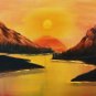 Original Landscape Oil Painting on prestrected canvas