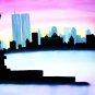 Original Oil Painting Of New York On Pre Stretched Canvas