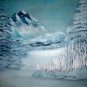 Original Snowscape Oil Painting On A Pre Stretched Canvas