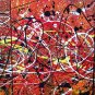Original Abstract Acrylic Painting On Pre Stretched Canvas