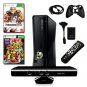 XBOX 360 Slim 4GB Kinect 2 Games Bundle with Madden 12, Remote, HDMI Cable 0004