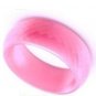 The outstanding natural pink agate, hand-carved wide bracelet. The choice of beautiful lady