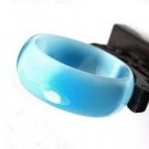 Excellent natural sky blue agate, hand-carved wide bracelet. Ms. beautiful choice Excellent natural sky blue agate, hand-carved wide bracelet. Ms. beautiful choice