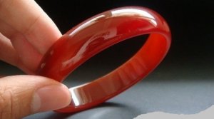 Excellent natural red agate bracelet, neutral, Christmas gifts