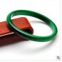 Manual sculpture High quality natural green agate, thin bracelet. A beautiful woman like it
