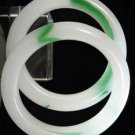 excellent natural jade bracelet, jade Afghanistan, floating green bracelet.