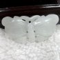 Natural, white jade butterfly charm pendant. The beautiful girl's favorite.