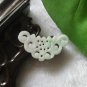 White jade pendant, hand-carved jade butterfly pendant hollow. Selection of beautiful girls