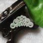 White jade pendant, hand-carved jade butterfly pendant hollow. Selection of beautiful girls