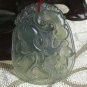 Natural white jade carving / wishful pendant / hanging mascot