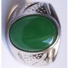 East Miao silver inlaid antique Yuhuan. Green jade ring surface. Successful man of choice. East Miao silver inlaid antique Yuhuan. Green jade ring surface. Successful man of choice.