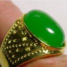 Natural emerald ring. Green jade ring surface. Successful men's choice. Natural emerald ring. Green jade ring surface. Successful men's choice.
