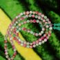 Tibetan Buddhism, colored jade beads. Yoga meditation 108 beads bracelet necklace