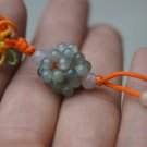 Natural gray jade bead pendant, hand-carved, cleverly weaving; spherical pendant Natural gray jade bead pendant, hand-carved, cleverly weaving; spherical pendant