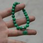 Natural green jade, hand-carved; 8.5 mm 22 Ock, bracelets. Prayer beads