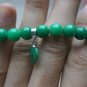 Natural green jade, hand-carved; 8.5 mm 22 Ock, bracelets. Prayer beads