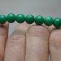 Natural green jade, hand-carved; 8.5 mm 22 Ock, bracelets. Prayer beads