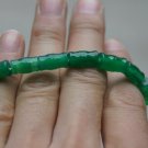 Hand-carved; steadily higher green agate bracelet, natural quality agate bracelet.