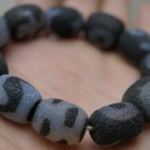 Tibet Tianzhu bracelet. Hand-carved, 11 black dragons spend Tianzhu beads, beads
