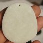 Natural white jade. Hand-carved eagle (pengcheng wanli). Lucky pendant necklace