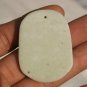 Natural white jade. Hand-carved; jade carp. Auspicious pendant