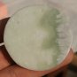 Natural jade pendant. Hand-carved dragon and phoenix. Auspicious white jade pendant