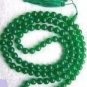 Tibetan Buddhist prayer beads, 6 mm hand-carved green jade beads 108 yoga meditation