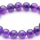 .Amethyst Bracelet (10 mm) of hand-carved; 18 beads. .Amethyst Bracelet (10 mm) of hand-carved; 18 beads.