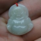 Natural jade pendant, hand-carved white jade Buddha. Amulet Pendant Natural jade pendant, hand-carved white jade Buddha. Amulet Pendant