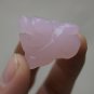 Natural jade pendant. Pendant pink unicorn. Children preferred.