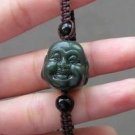 Double-sided black jade Buddha head bracelet. Hand-woven chain, Christmas gifts Double-sided black jade Buddha head bracelet. Hand-woven chain, Christmas gifts
