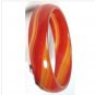 Natural red stripe agate bracelet, Christmas gift