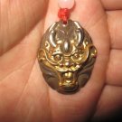 Fine copper gilt. Lucky. Long first. Amulet pendant