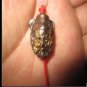 Vintage copper gilt exorcism. Melt the ghost. Zhong Kui. Amulet pendant