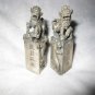 Retro copper-nickel alloy seal. Lions pair! Town house. Oh evil. Collection