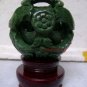 Jewelry, Lushan Green Jade @ 6-layer rotating sets of balls lucky.